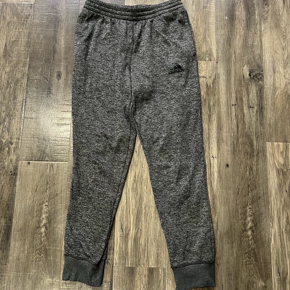 Adidas charcoal climawarm joggers size S